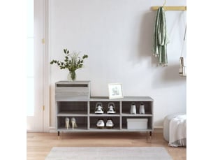 Meuble à chaussures 3 paire(s)  <strong></strong>  <strong></strong> coloris gris