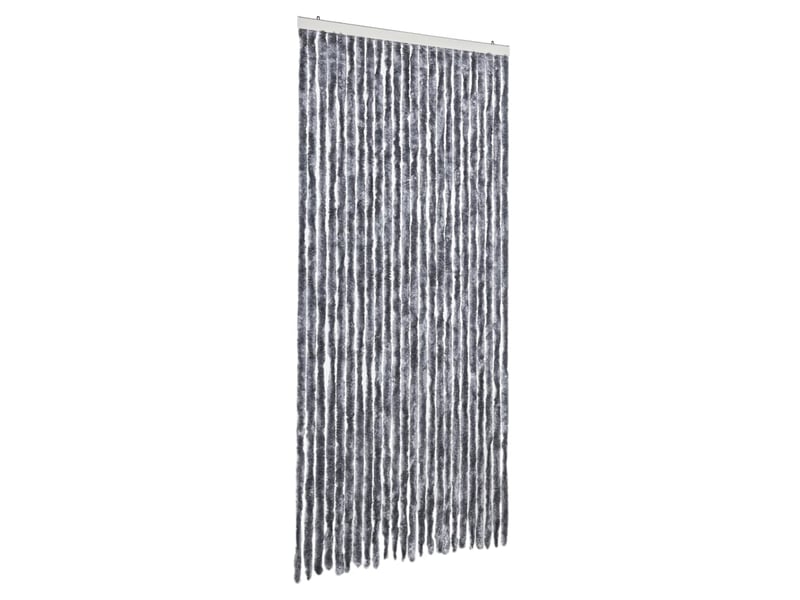  Rideau anti-mouches, moustiquaire argenté 100x230 cm chenille cf43487  - Conforama A