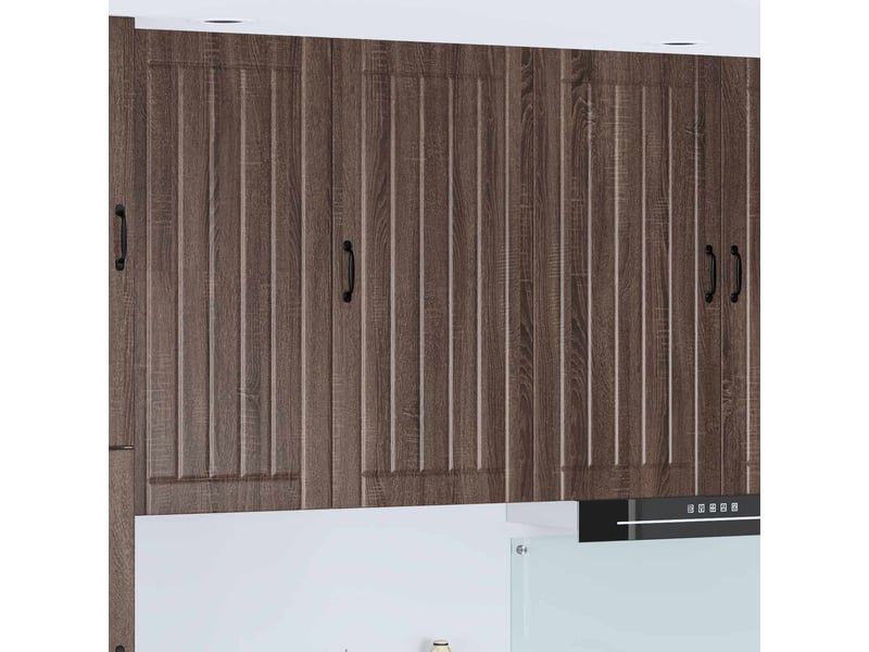  Meuble mural de cuisine, armoire de cuisine chêne brun 50x31x100cm shl5445  - Conforama B