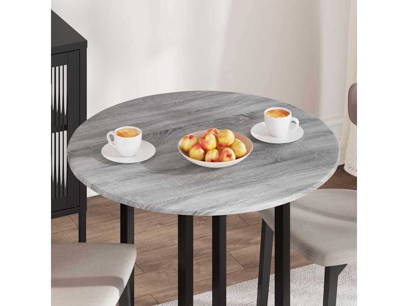  Dessus de table, plateau de table 80 x 1,5 cm rond bois d'ingénierie  - Conforama D