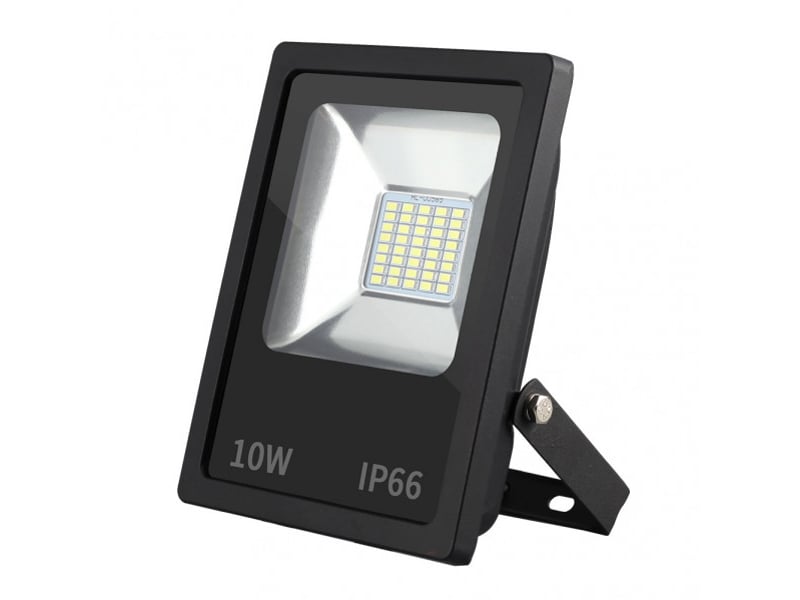  Fabrilamp dacita projecteur led extérieur 10 w, 900 lm, 6500 k, ip66, noir 147380109 - Conforama A