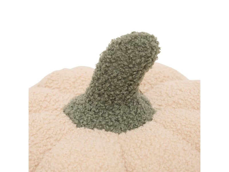  Coussin citrouille automne 32x32cm beige  - Conforama D
