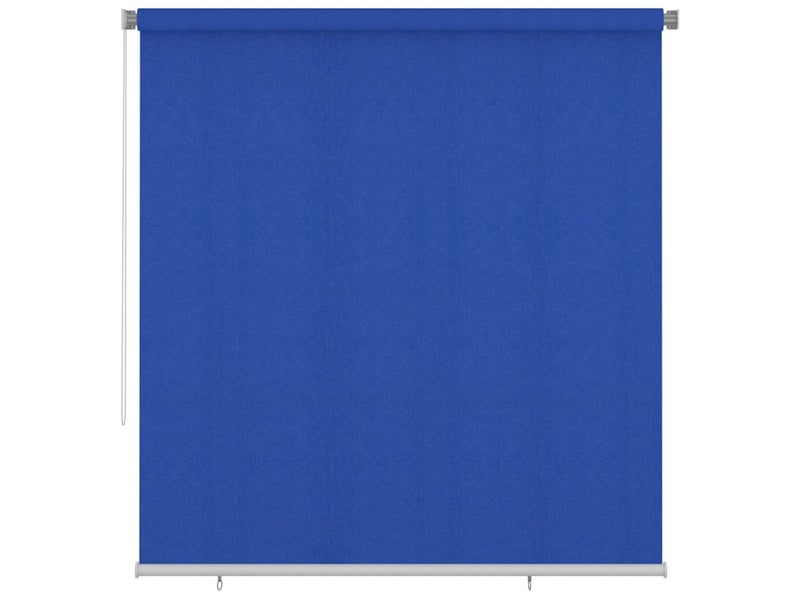  Store enrouleur, store roulant d'extérieur 225 (l) x 230 (h) cm bleu hdpe cf47388  - Conforama B
