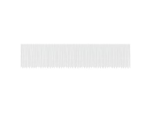 Rideau en dentelle, rideau ajouré, voilage blanc 160 x 1200 cm polyester cf43676