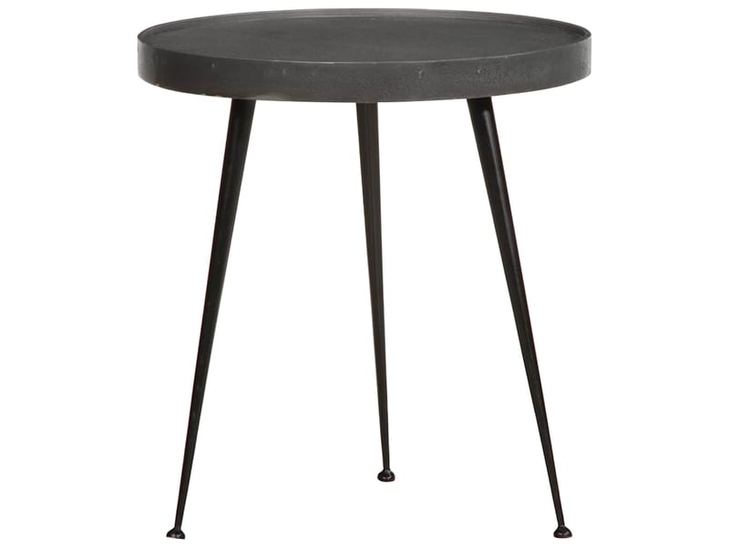  Table basse 2 pcs - table de salon - table à thé en bois d'ingénierie noir  - Conforama D