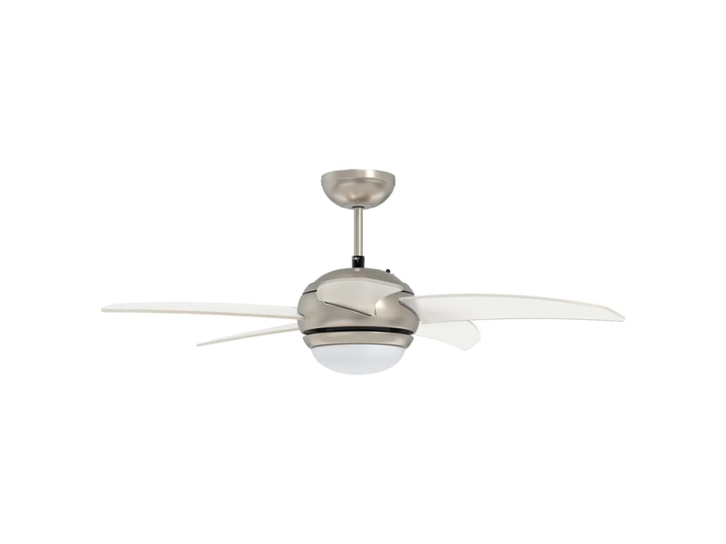  Vidaxl ventilateur de plafond avec lumière et télécommande ø 110 cm  - Conforama E