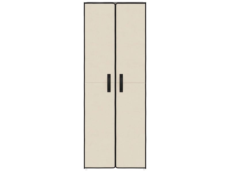  Meuble à chaussure, armoire à chaussures crème 60x30x166 cm tissu  - Conforama D