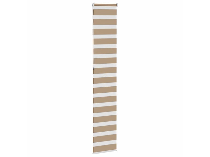 Store zèbre, store de fenêtre marron sable largeur du tissu 40,9 cm polyester cf48802 - Conforama D