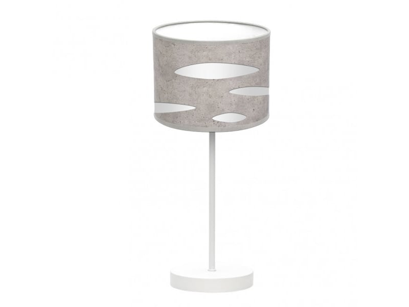  Lampe à poser fabrilamp odra e14 coloris blancciment gris 42 x 17 x 17 cm 177171028 - Conforama A