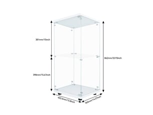Vitrine coloris blanc - x40.35 cm