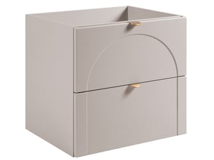 Meuble sous-vasque suspendu aura 60 cm cachemire mat k