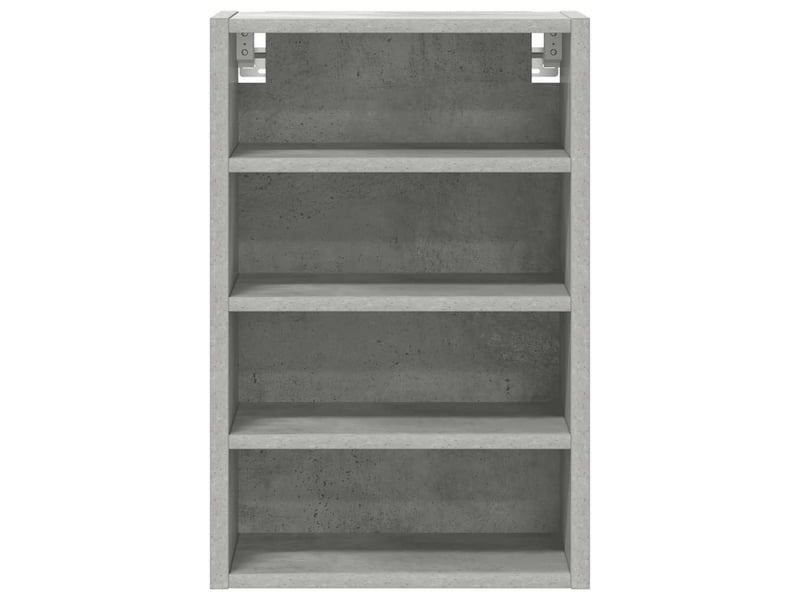 Meuble de rangement cuisine, armoire suspendue gris béton 40x29,5x60cm bois d'ingénierie - Conforama D