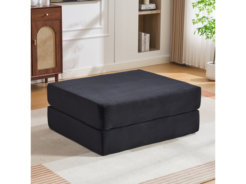  Chaise de compression en corde avec structure en métal robuste - conception ergonomique + rembourrage épais pour un confort durable. Incl. Poche HFSN-1227BK - Conforama B