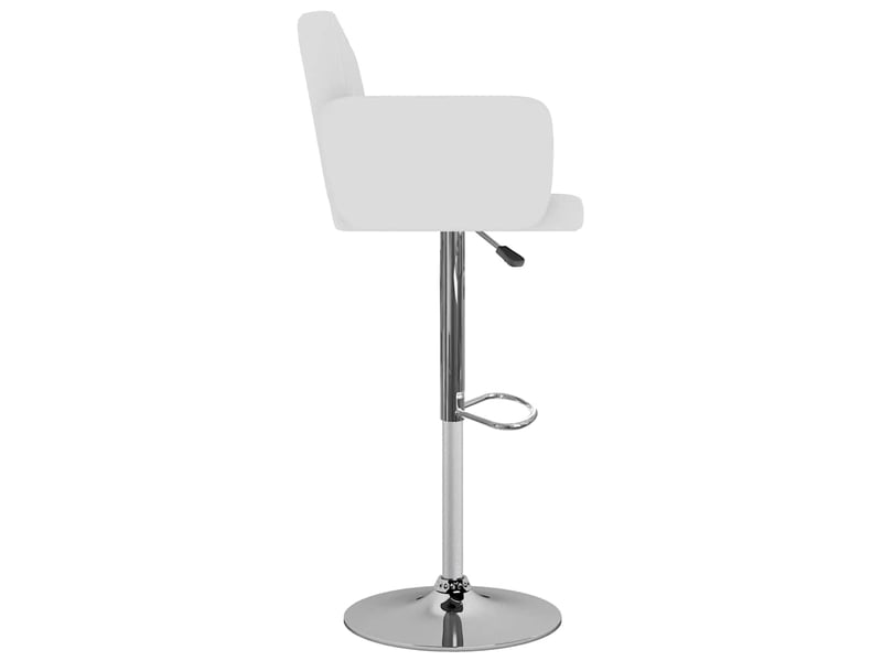  Lot de 2 tabouret de bar, chaise de bar blanc similicuir shl90956  - Conforama D
