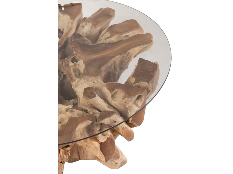  Table basse en bois raoul 90cm naturel  - Conforama C