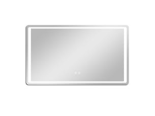 Aica miroir de salle de bain led tri-couleur antibuée, 120x70cm, mémoire, arrêt auto 1h