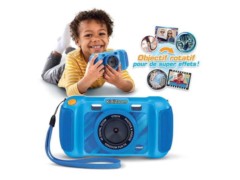  Appareil photo enfant 16 mp avec objectif rotatif bleu 2.4 80-594705 - Conforama A