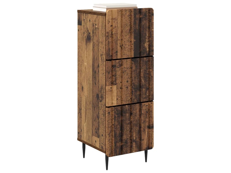 Armoire de rangement bureau, armoire à tiroirs 33 x 34.5 x 92 cm bois d'ingénierie shl4183 - Conforama C