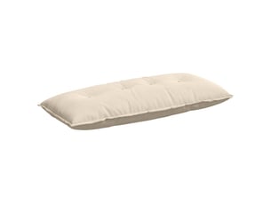Coussin de dos, coussin de dossier beige 120 x 50 cm tissu en microfibre cf54487