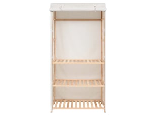 Garde-robe chambre, armoire de rangement à 3 niveaux 79x40x170 cm