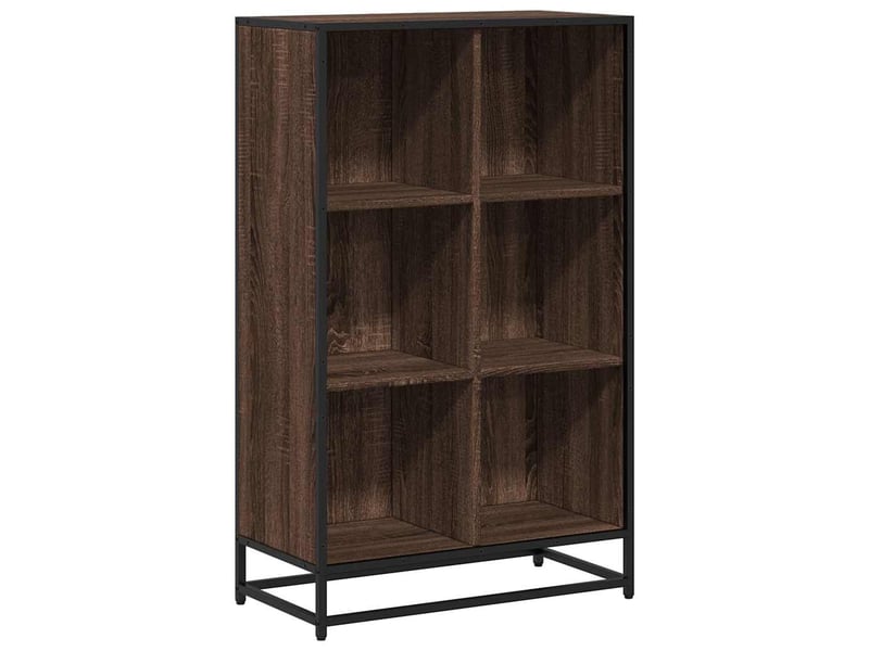  Bibliothèque, étagère de rangement chêne marron 65,5x33x107,5 cm bois d'ingénierie  - Conforama A