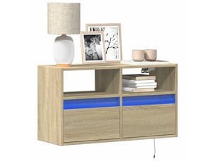 Meuble tv coloris marron 80 cm <strong></strong> <strong></strong>