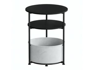 Table d’appoint ronde moderne, table de salon élégante, chevet et bout de canapé