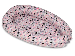 Cocon gigoteuse triangles roses