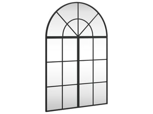 Miroir rectangulaire à fixer coloris noir <strong></strong>  <strong></strong> - 60 cm x 90 cm