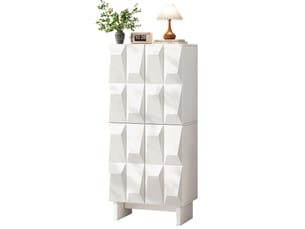 Buffet 4 porte(s)   <strong>MODFU</strong> <strong></strong> - 60.5 cm coloris blanc 