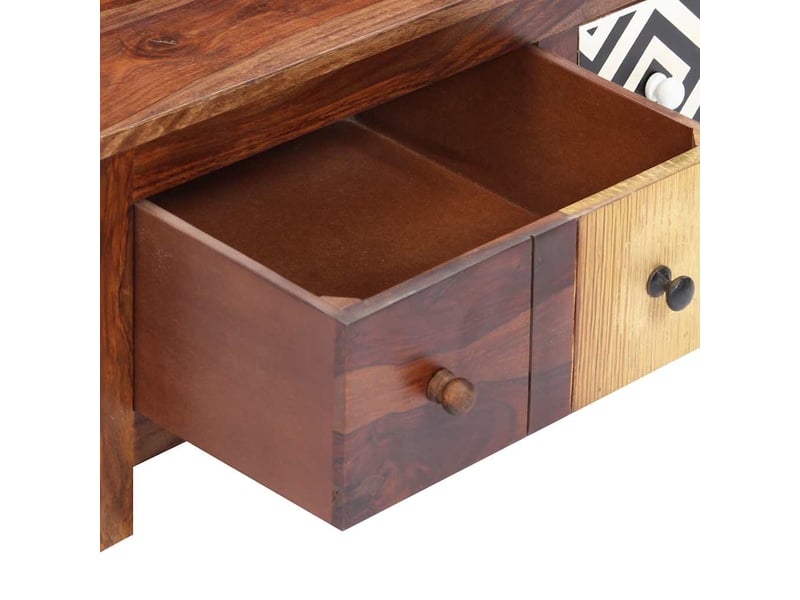  Table basse - table de salon - table à thé 90x50x30 cm bois massif  - Conforama D