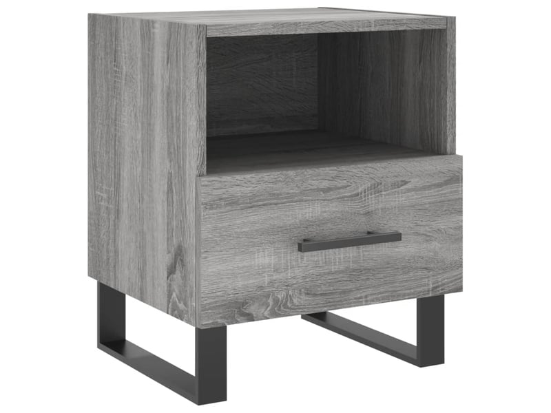  Table de chevet sonoma gris 40x35x47,5 cm bois d’ingénierie  - Conforama A