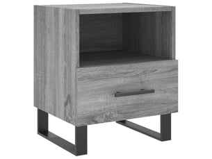 Table de chevet sonoma gris 40x35x47,5 cm bois d’ingénierie