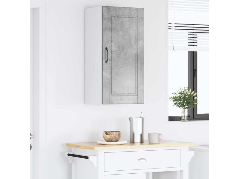 Armoire de cuisine gris béton 40x31x80cm bois d'ingénierie shl4291 - Conforama D