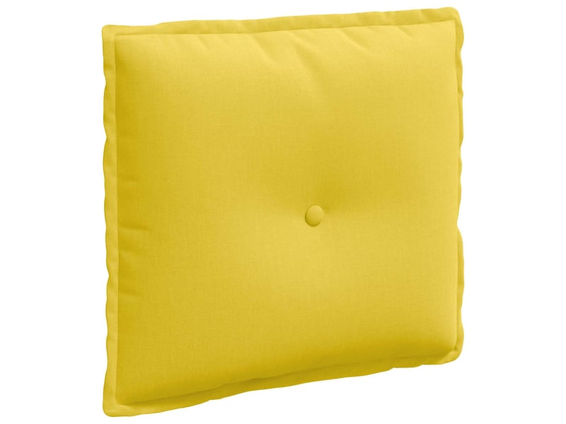  Coussin de dos, coussin de dossier jaune clair 50 x 19 x 45 cm tissu cf54785  - Conforama A