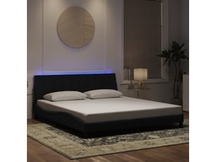 Lit 2 places 180x200 cm coloris noir