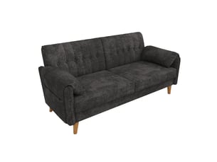 Canapé droit fixe <strong></strong> <strong></strong> 2 places Tissu gris
