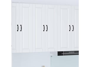 Meuble mural de cuisine, armoire de cuisine blanc 60x31x100cm bois d'ingénierie shl4930