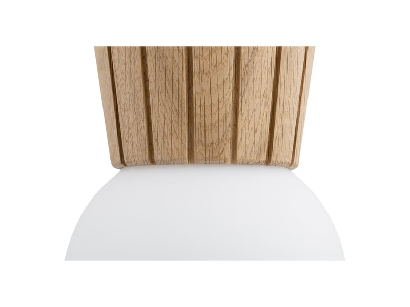  Argon volante plafonnier volante globe en bois de chêne naturel g9, ip44  - Conforama D