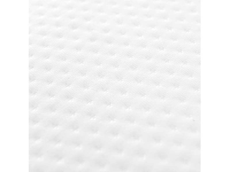  Matelas 90x200 cm h3 blanc en mousse, ergonomique avec housse lavable et dessous antidérapant à poignées  - Conforama E