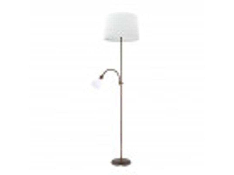  Lampadaire fabrilamp rilon e14 coloris marron 175,5 x 40 x 40 cm 175242002 - Conforama B