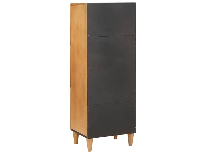  Haut armoire, meuble de rangement salon marron clair 40 x 33 x 110 cm  - Conforama E