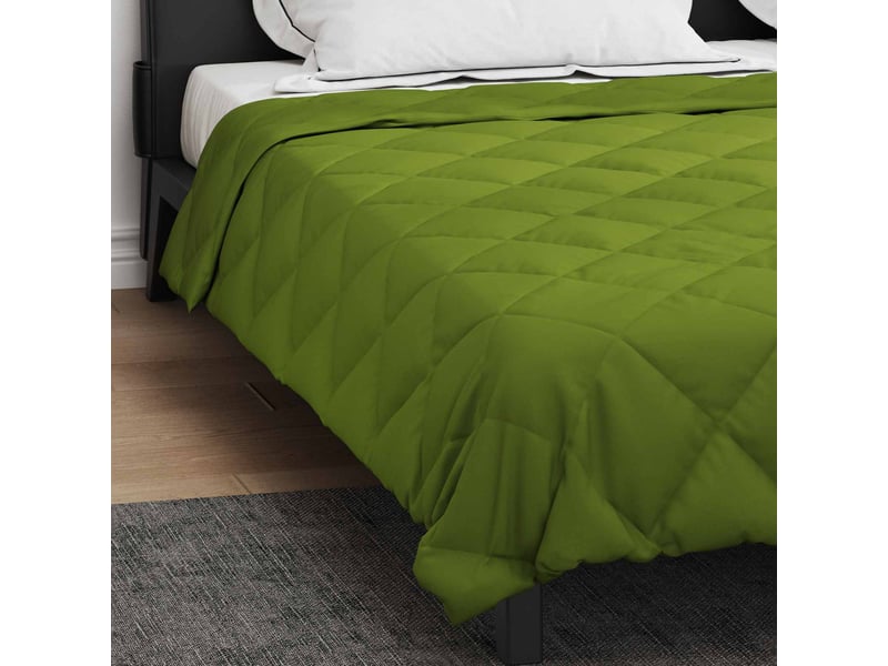  Duvet - couette complet toute l'année vert 200 x 220 cm microfibre  - Conforama D