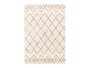 Tapis shaggy design doux et volumineux harlequin - 80 x 150 cm