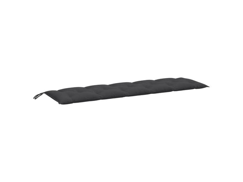  Coussin de banc de jardin, coussin d'assise anthracite mélangé 180x50x7 cm tissu cf52647  - Conforama A