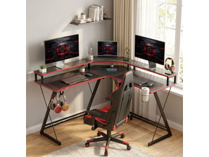 Bureau enfant 128 cm coloris noir