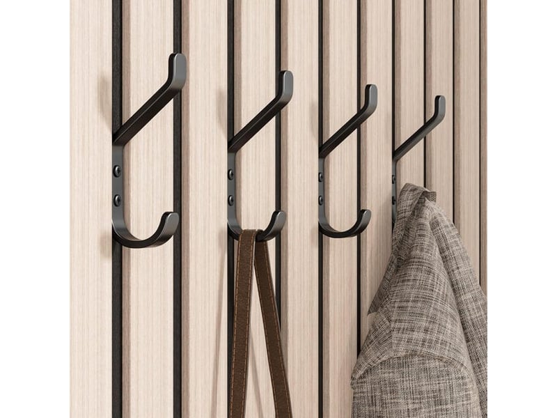 Un lot de 10 crochets à vis pour panneaux d'insonorisation, adaptés aux murs des chambres, salles de bains, armoires, en noir - hrc0001901ly HRC0001901LY - Conforama C