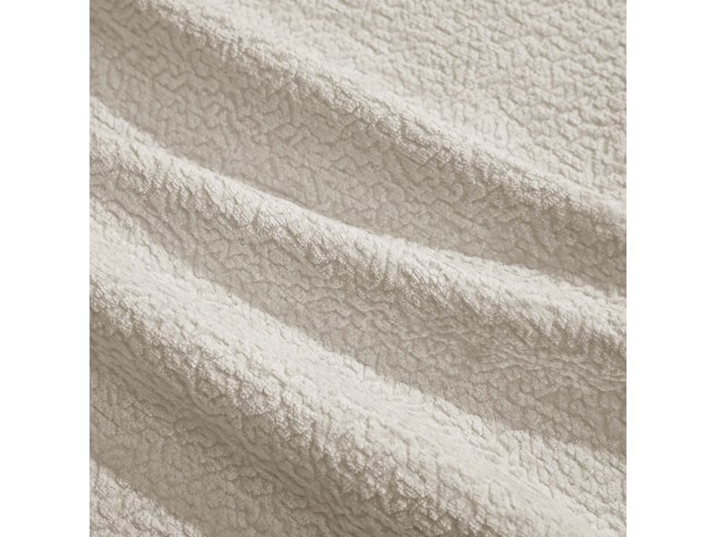  Canapé modulable 3 places 260 cm canapé droit en tissu chenille avec 2 pouf mobile, design matelassé, coussins épais, dossier ergonomique, kaki clair Seren Glow - Conforama E