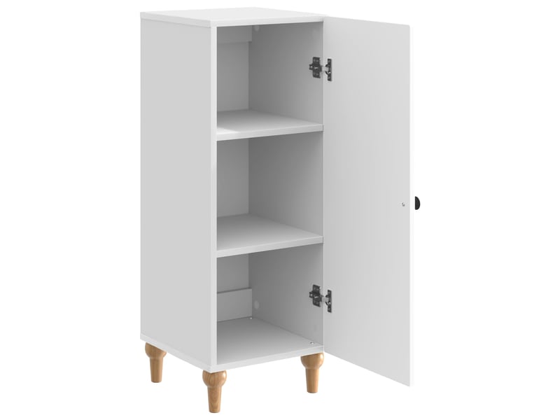  Buffet - bahut - meuble de rangement blanc brillant 33 x 34,5 x 90 cm bois d'ingénierie  - Conforama E