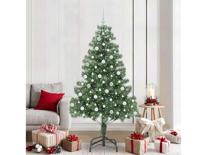  Sapin de noël, arbre de noël vert 210 cm pvc shl8624  - Conforama B
